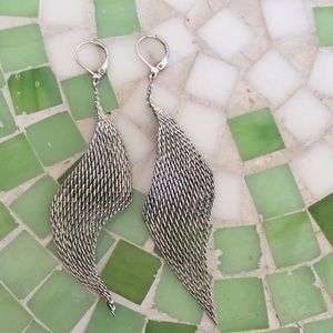 Kenneth Cole mesh earrings